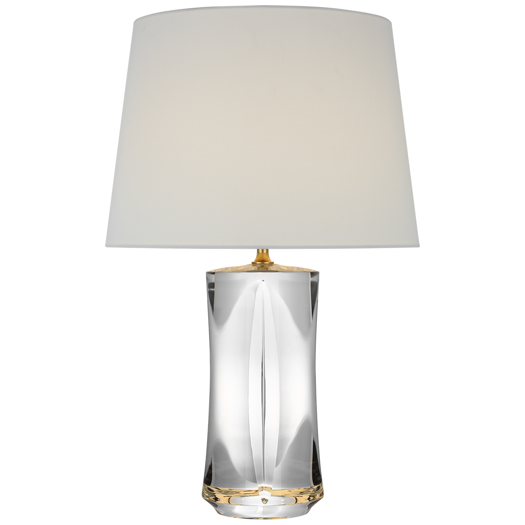 Figlia 27" Cordless V-Cut Round Table Lamp