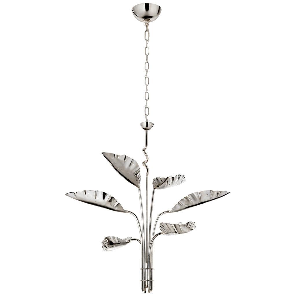 Dumaine Medium Pierced Leaf Chandelier